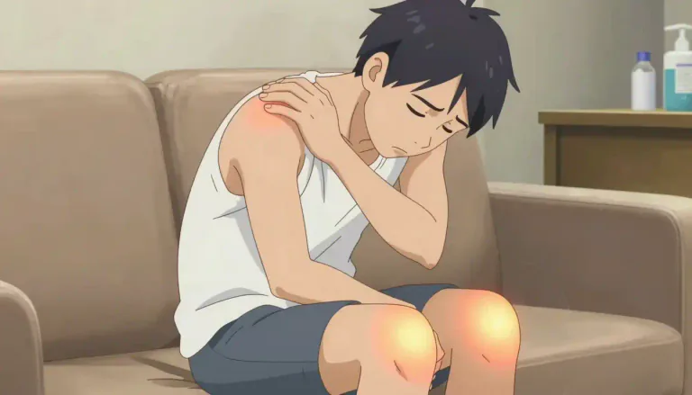 Visual representation of "fibromyalgia" - It is a chronic disorder characterized by widespread musculoskeletal pain, fatigue, and tenderness in localized areas.