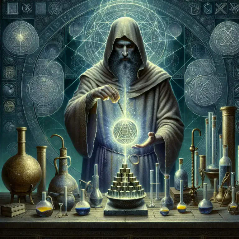 Visual representation of "transubstantiation" - The changing of one substance into another.