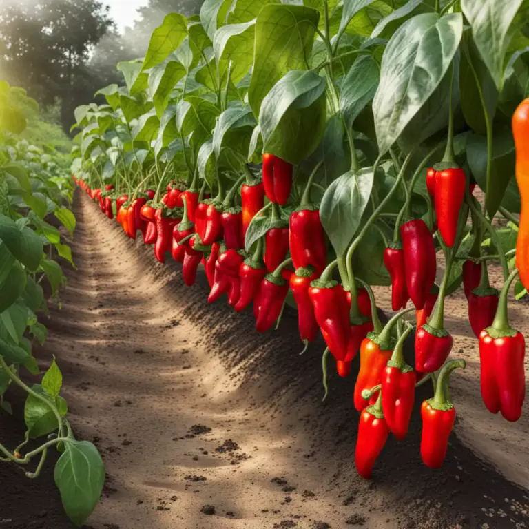 Visual representation of "paprika" - A type of sweet red pepper from which paprika spice is made.