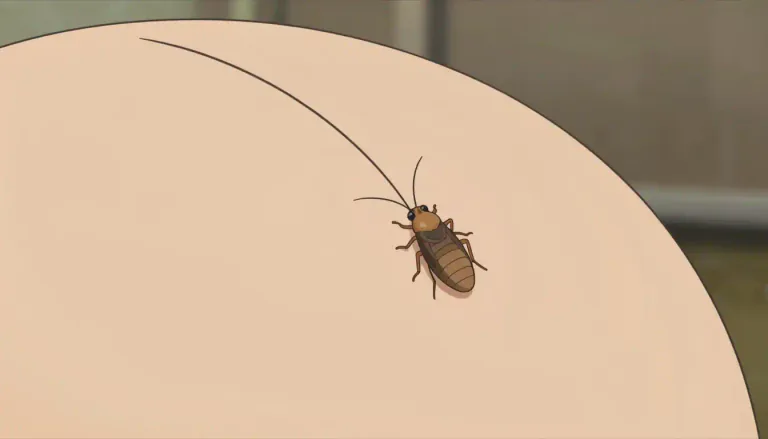 Visual representation of "louse" - A small insect that lives on the skin or fur of people or animals