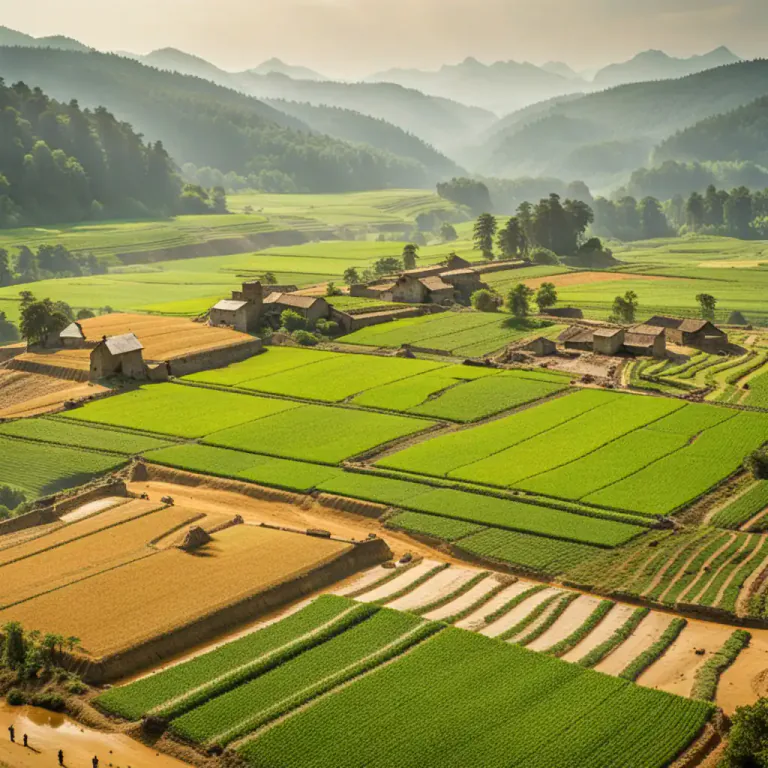 Visual representation of "cultural" - Concerning the cultivation or farming activities of a region or a group.