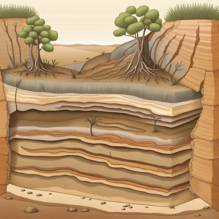 Visual representation of "burial" - In geology, the process of covering a thing with sediment