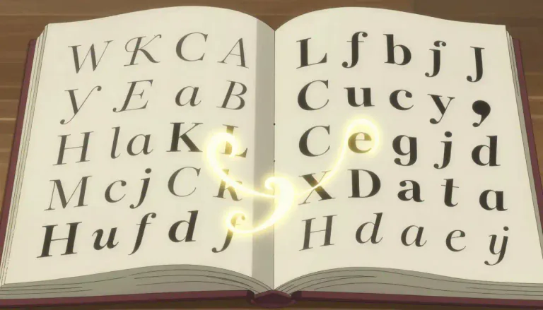 Visual representation of "typographic" - Relating to the style, arrangement, or appearance of printed letters on a page.