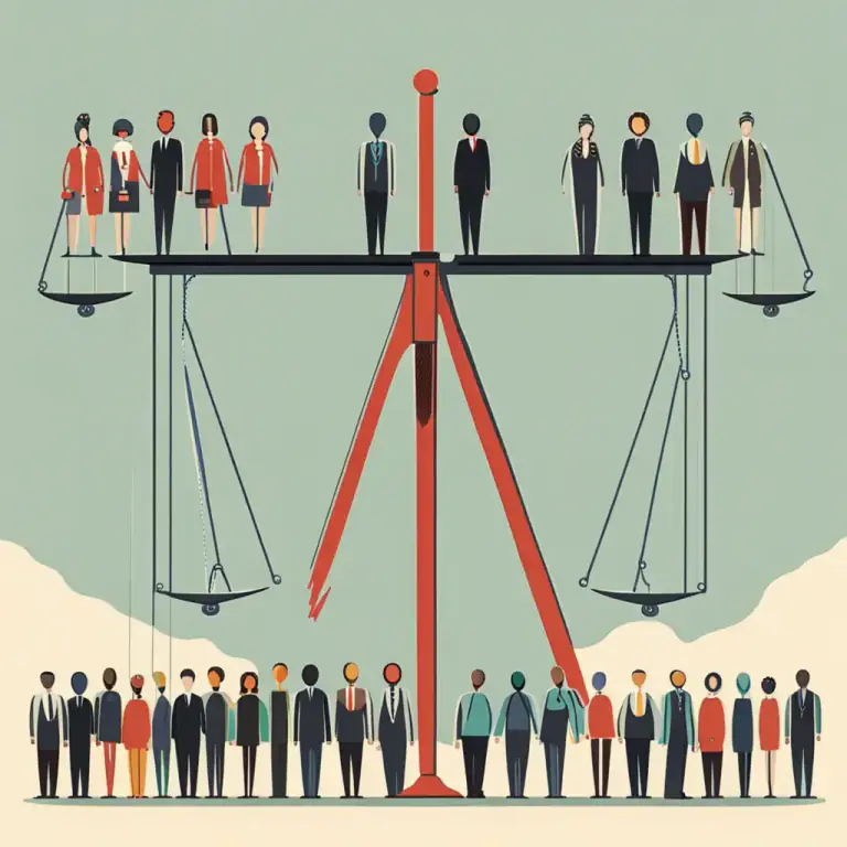 Visual representation of "empower" - Give more power to a person or a group in a society or organization