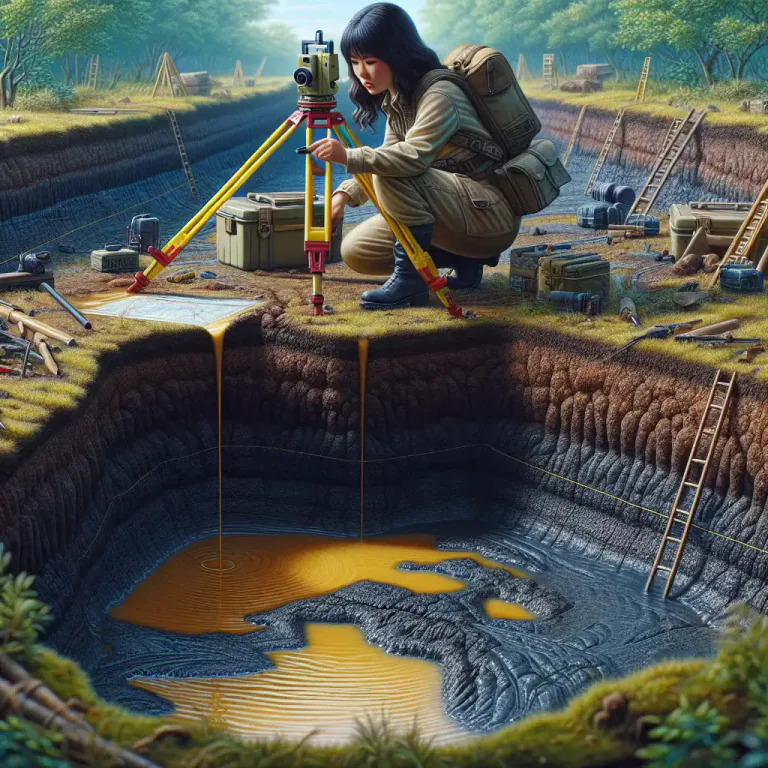 Visual representation of "seepage" - The amount of fluid lost from a reservoir due to natural causes