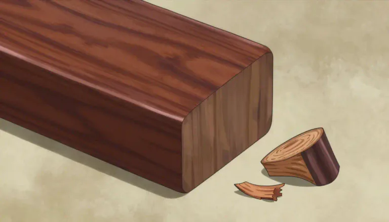 Visual representation of "mahogany" - A type of hard reddish-brown wood from a tropical tree.