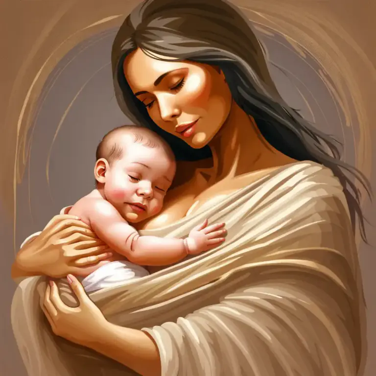 Visual representation of "in safe hands" - Being protected or carefully taken care of by someone
