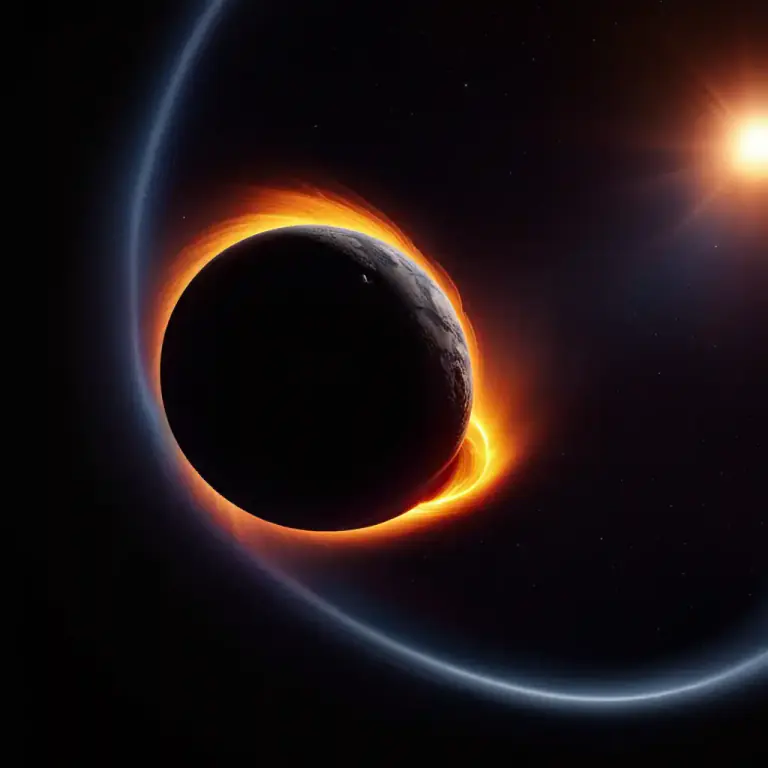 Visual representation of "gravitation" - An act of moving in a curved path, away from a course of rectilinear motion.
