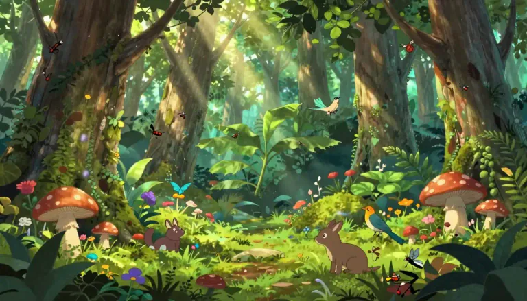 Visual representation of "biotic" - Related to living things or beings