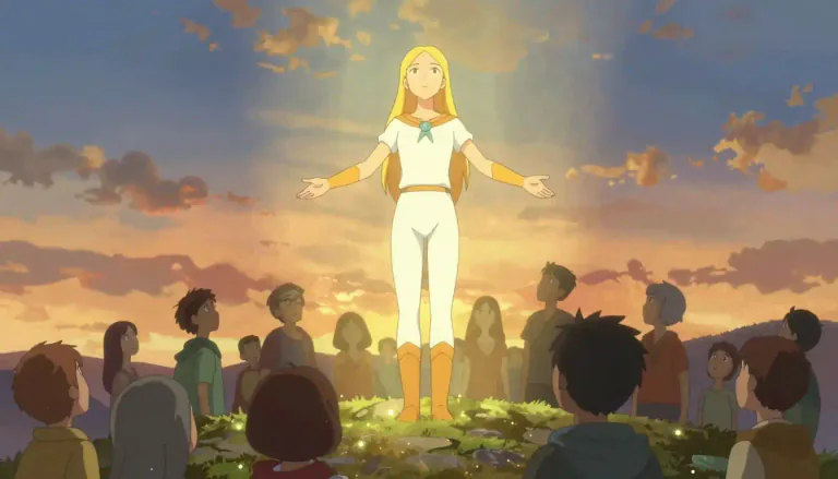 Visual representation of "messianic" - Related to messiah, a savior or liberator of a group of people