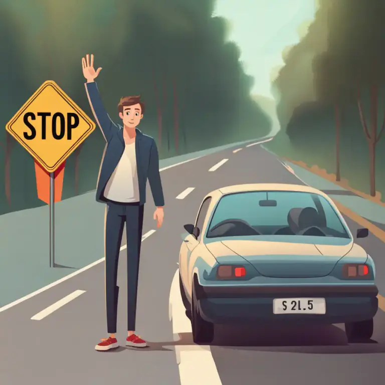 Visual representation of "watch out" - To be careful or pay attention