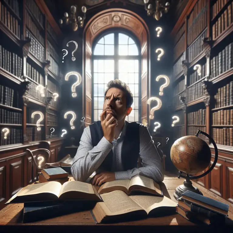 Visual representation of "skeptic" - In philosophy, a person who doubts the possibility of real knowledge.