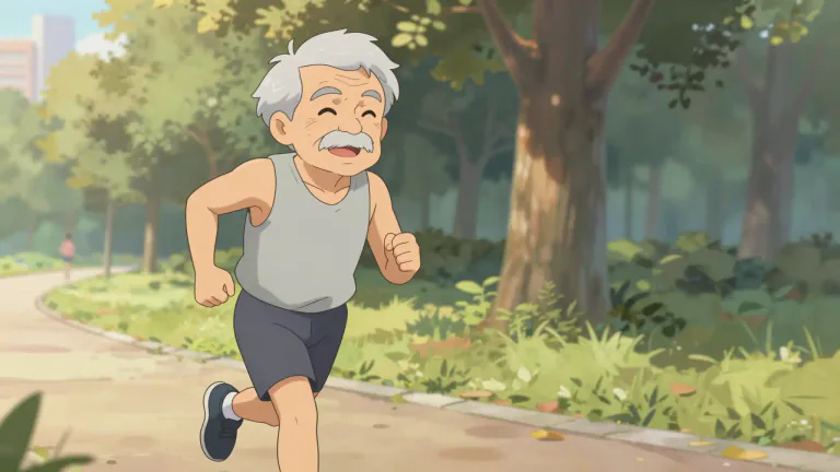 Visual representation of "septuagenarian" - A person who is between 70 and 79 years old.