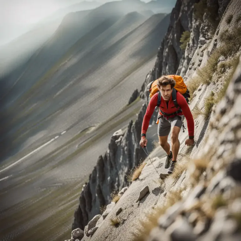 Visual representation of "hold on to" - To endure or persist in a challenging situation