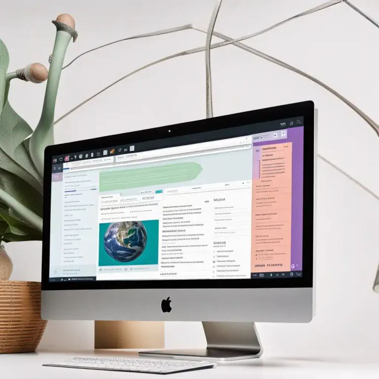 Visual representation of "navigate" - To move around or through a website or computer program