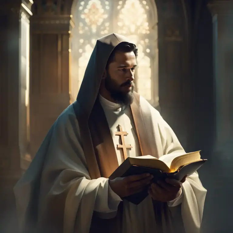 Visual representation of "profession" - The act of entering a religious order and taking vows