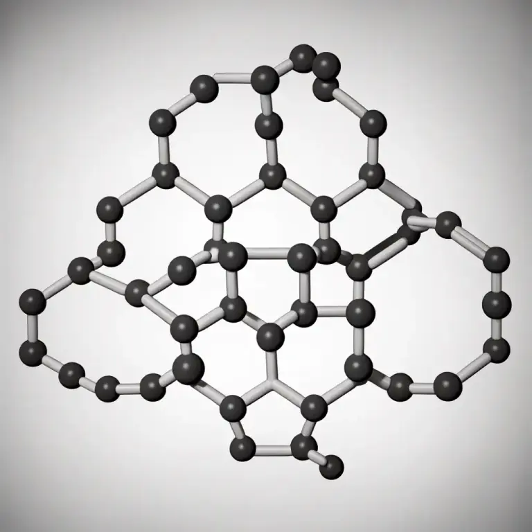 Visual representation of "aromatic" - In chemistry, referring to an organic compound that has a ring of atoms, typically carbon, with alternating single and double bonds.