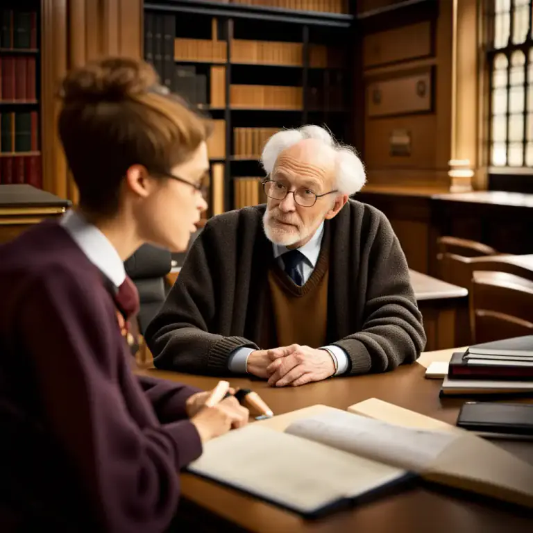 Visual representation of "tutor" - A person who is in charge of a student's education at a university