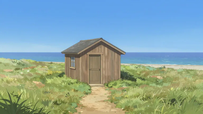 Visual representation of "bach" - A small house or cottage