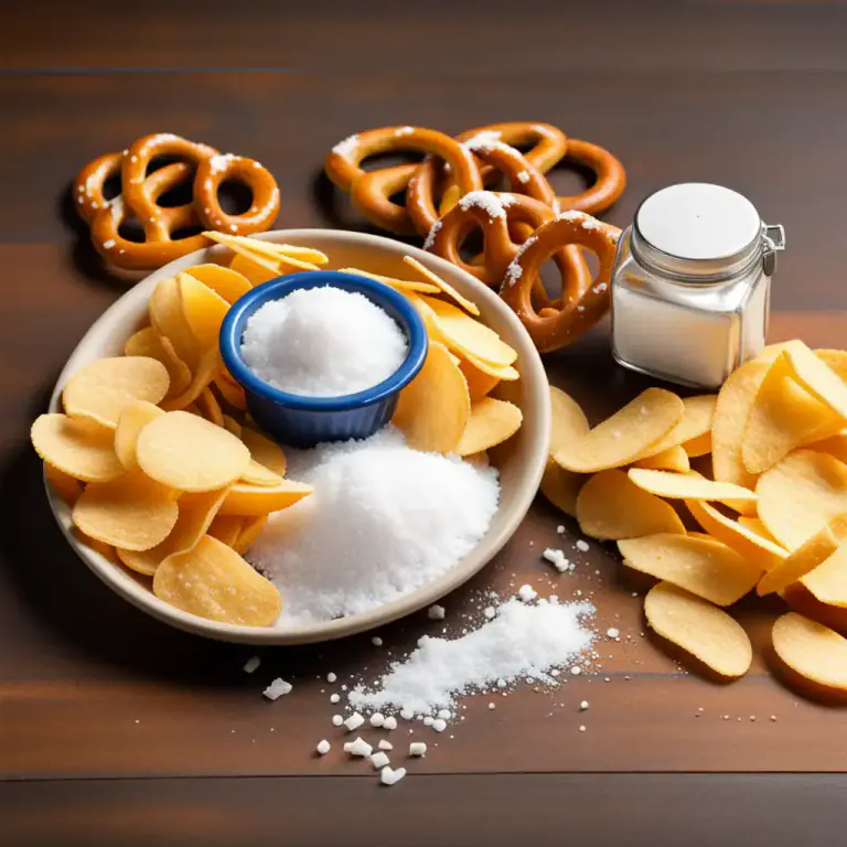 Visual representation of "salty" - Containing a lot of salt