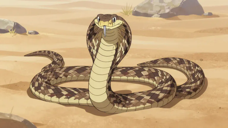 Visual representation of "diamondback" - A type of rattlesnake characterized by its diamond-shaped patterns and known for its defensive behavior.
