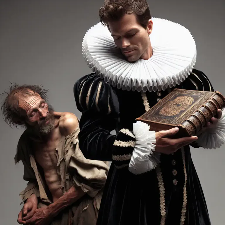 Visual representation of "pharisee" - A person who is hypocritical or self-righteous in religious matters.
