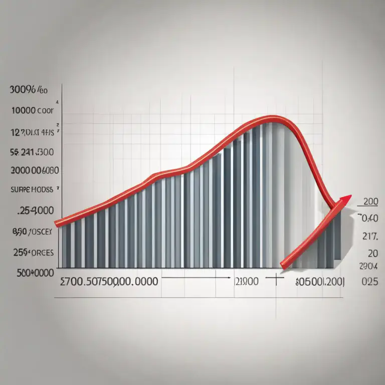 Visual representation of "precipitous" - Happening very quickly and suddenly