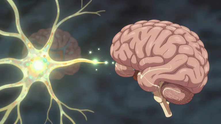 Visual representation of "synaptic" - Related to synapses, the tiny gaps between nerve cells where information is passed from one cell to another in body.