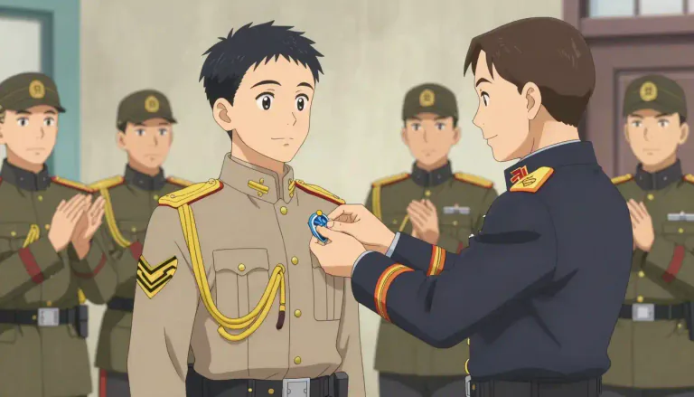 Visual representation of "brevet" - A rank granted to an officer without the corresponding pay or higher authority, often as a recognition of merit.