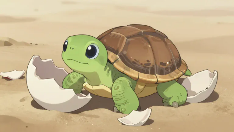 Visual representation of "hatchling" - A young animal that has recently emerged from an egg.