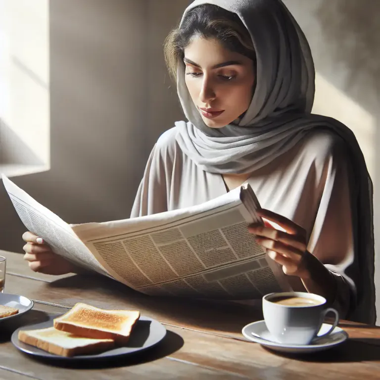 Visual representation of "paper" - A regular publication containing news, information, and advertising, usually printed on newsprint and circulated widely.