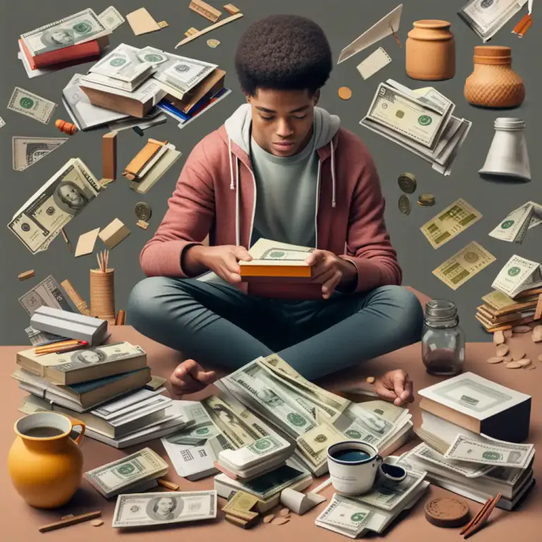 Visual representation of "close to the bone" - If something is close to the bone, it involves dealing or coping with a situation with barely enough resources or only essential items, close to the limit.