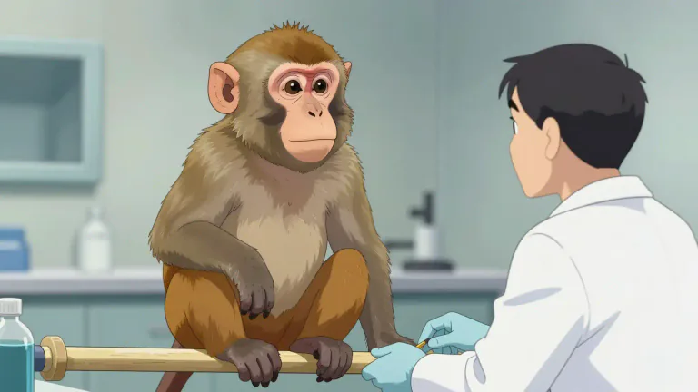 Visual representation of "rhesus" - A species of monkey (Macaca mulatta) widely used in experimental biomedical research.