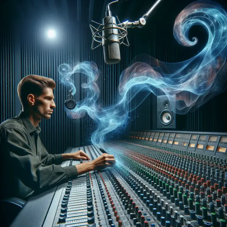 Visual representation of "gate" - A device in audio and video production that controls volume
