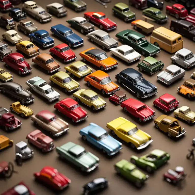 Visual representation of "dinky" - A small toy or object, especially one that is a miniature replica of a real object