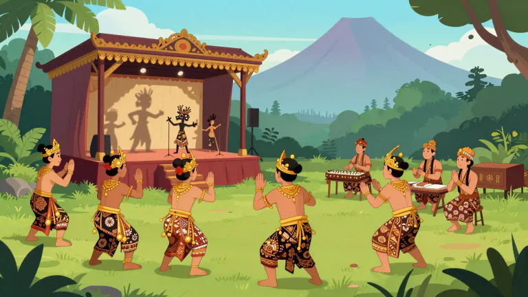 Visual representation of "javan" - Relating to the island of Java, its people, language, and culture.