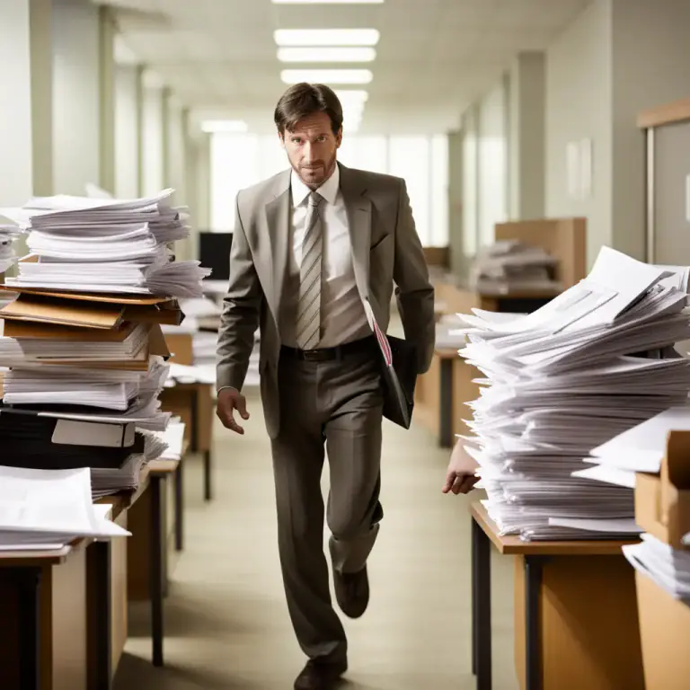 Visual representation of "shrink" - To avoid or neglect a duty or responsibility.