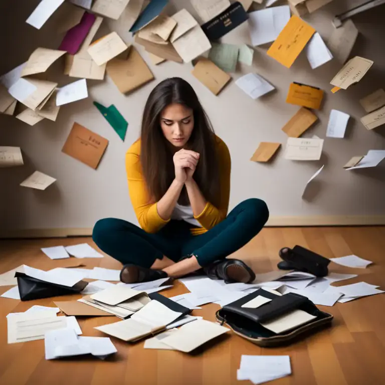 Visual representation of "clean out" - To spend all or your money or resources