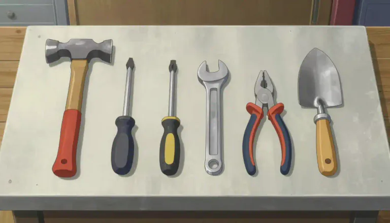 Visual representation of "tool" - A device or thing used to do a particular type of work or activity