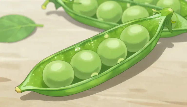 Visual representation of "pod" - A small container which holds seeds of plants like peas or beans.