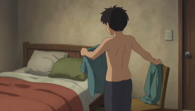 Visual representation of "undress" - To take off one's clothes