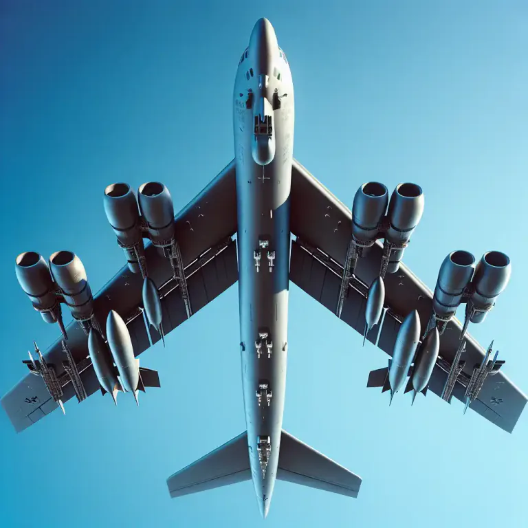 Visual representation of "bomber" - An aircraft designed to carry and drop bombs.