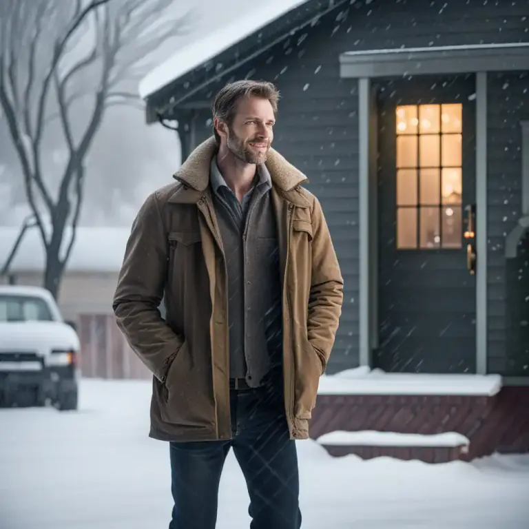 Visual representation of "come in from the cold" - To return to safety or comfort after being in a difficult or unpleasant situation.