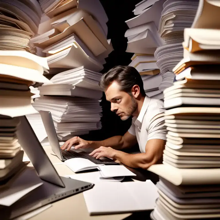 Visual representation of "work like a Trojan" - To work extremely hard without stopping