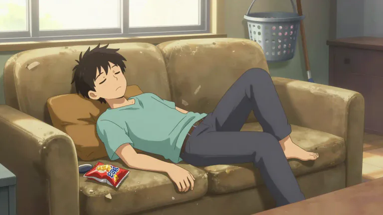 Visual representation of "layabout" - A layabout is a person who spends much time doing little or nothing; a lazy person.