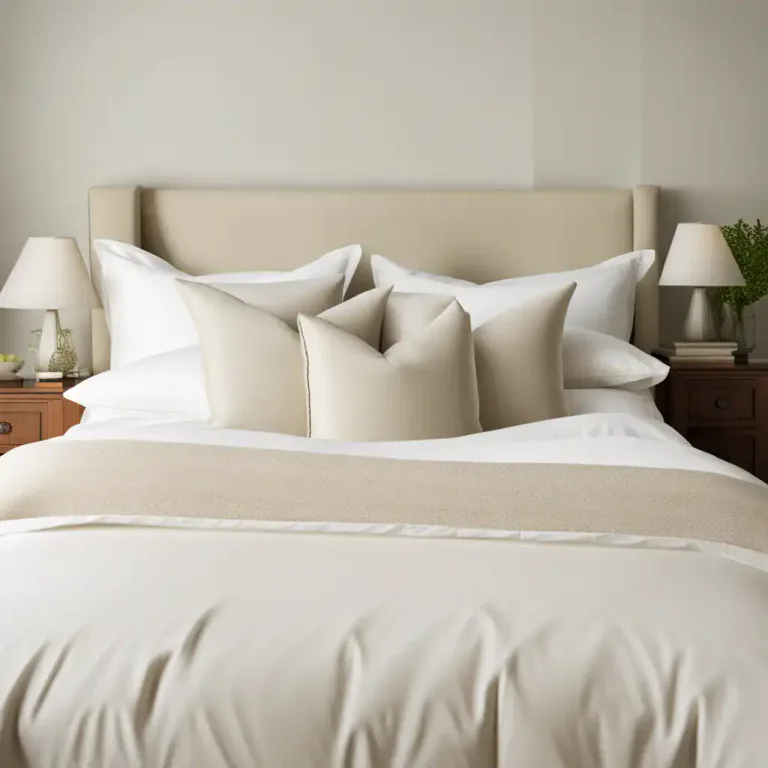 Visual representation of "bolster" - A long, thick pillow that is placed under other pillows for support