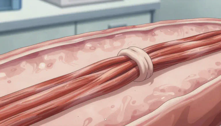 Visual representation of "fascicle" - A small bundle or cluster, especially referring to a group of fibers or tissues in biological contexts.