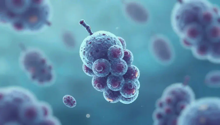 Visual representation of "coccus" - A type of bacterium that has a spherical shape.
