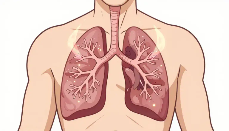 Visual representation of "bronchopulmonary" - Relating to the bronchi and lungs.