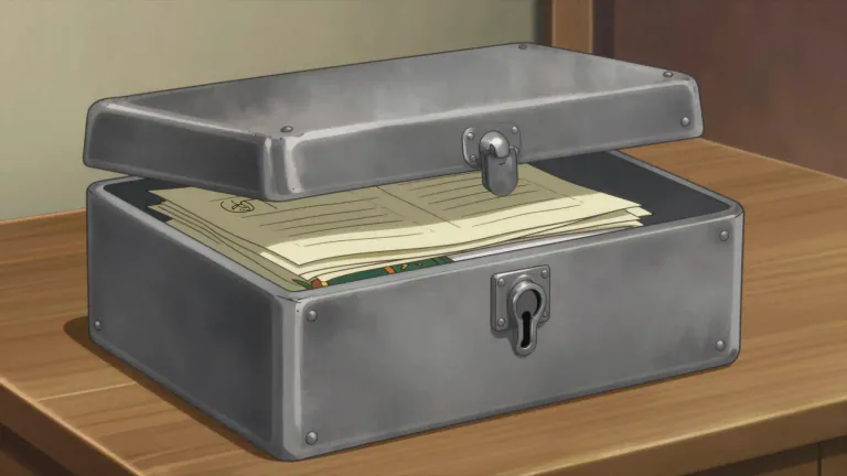 Visual representation of "lockbox" - A lockbox is a secure container designed to store valuable items or documents, equipped with a locking mechanism for protection.